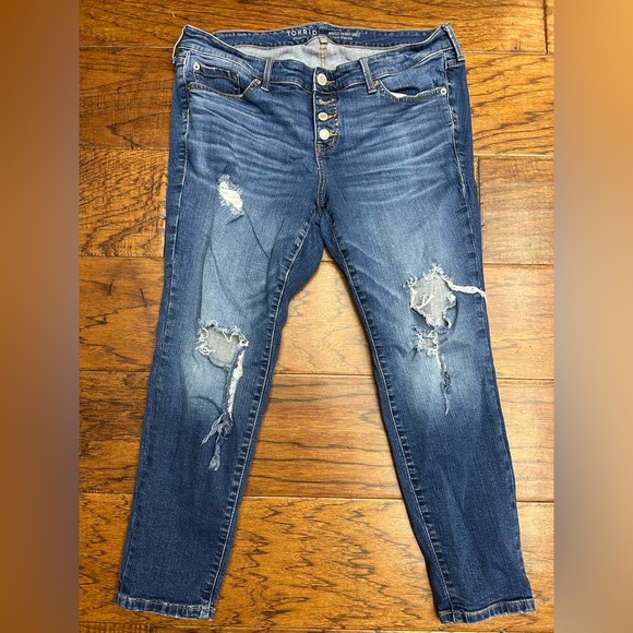 Torrid Perfect Skinny Ankle denim jeans - Picture 1 of 5